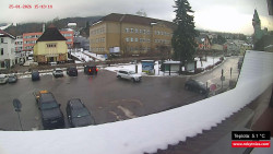 Střed obce Rokytnice nad Jizerou