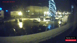 Střed obce Rokytnice nad Jizerou