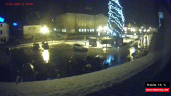 Střed obce Rokytnice nad Jizerou