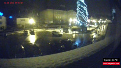 Střed obce Rokytnice nad Jizerou