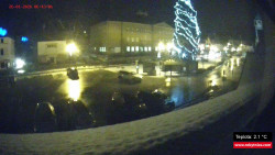 Střed obce Rokytnice nad Jizerou