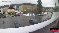 Střed obce Rokytnice nad Jizerou