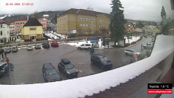 Střed obce Rokytnice nad Jizerou