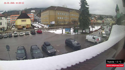 Střed obce Rokytnice nad Jizerou