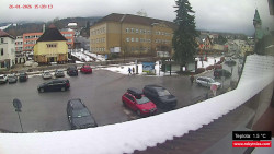 Střed obce Rokytnice nad Jizerou