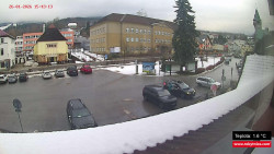 Střed obce Rokytnice nad Jizerou