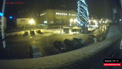 Střed obce Rokytnice nad Jizerou