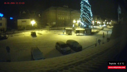 Střed obce Rokytnice nad Jizerou