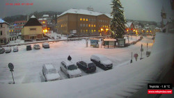 Střed obce Rokytnice nad Jizerou