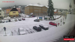 Střed obce Rokytnice nad Jizerou