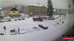 Střed obce Rokytnice nad Jizerou