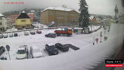 Střed obce Rokytnice nad Jizerou