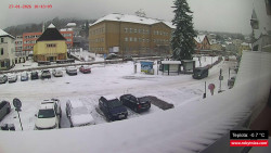 Střed obce Rokytnice nad Jizerou