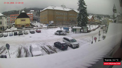 Střed obce Rokytnice nad Jizerou