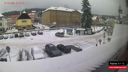 Střed obce Rokytnice nad Jizerou