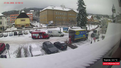 Střed obce Rokytnice nad Jizerou