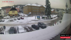 Střed obce Rokytnice nad Jizerou