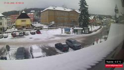 Střed obce Rokytnice nad Jizerou