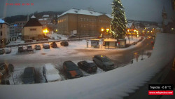 Střed obce Rokytnice nad Jizerou