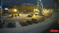 Střed obce Rokytnice nad Jizerou