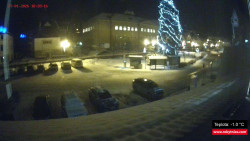 Střed obce Rokytnice nad Jizerou