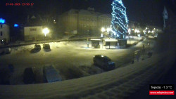 Střed obce Rokytnice nad Jizerou