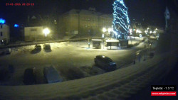 Střed obce Rokytnice nad Jizerou