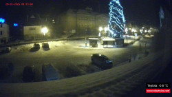 Střed obce Rokytnice nad Jizerou