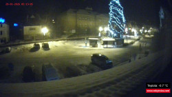 Střed obce Rokytnice nad Jizerou