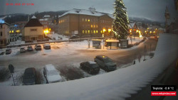 Střed obce Rokytnice nad Jizerou