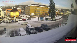 Střed obce Rokytnice nad Jizerou