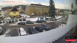 Střed obce Rokytnice nad Jizerou