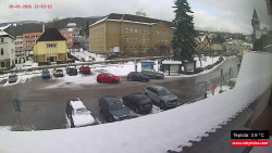 Střed obce Rokytnice nad Jizerou