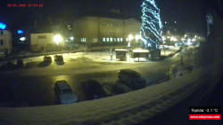 Střed obce Rokytnice nad Jizerou