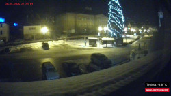 Střed obce Rokytnice nad Jizerou