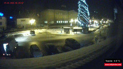 Střed obce Rokytnice nad Jizerou