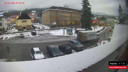 Střed obce Rokytnice nad Jizerou