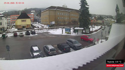 Střed obce Rokytnice nad Jizerou