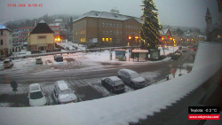 Střed obce Rokytnice nad Jizerou