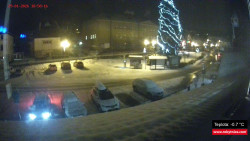 Střed obce Rokytnice nad Jizerou