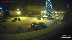 Střed obce Rokytnice nad Jizerou