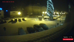 Střed obce Rokytnice nad Jizerou