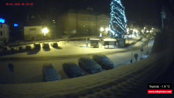 Střed obce Rokytnice nad Jizerou