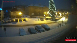 Střed obce Rokytnice nad Jizerou