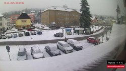 Střed obce Rokytnice nad Jizerou