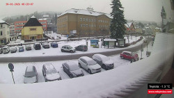 Střed obce Rokytnice nad Jizerou