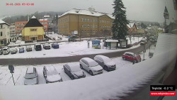 Střed obce Rokytnice nad Jizerou