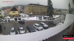 Střed obce Rokytnice nad Jizerou