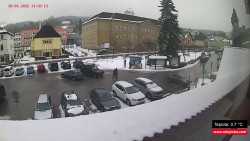 Střed obce Rokytnice nad Jizerou