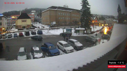 Střed obce Rokytnice nad Jizerou